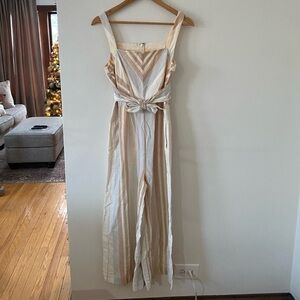 Anthropologie Savannah Striped Jumpsuit | Size 0